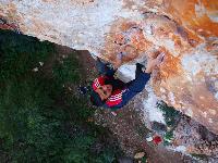 Calogero &#39&#39Baloo&#39&#39 Gambino su Downfall Boulders, 6c+, Pandora (Modica-Rg)